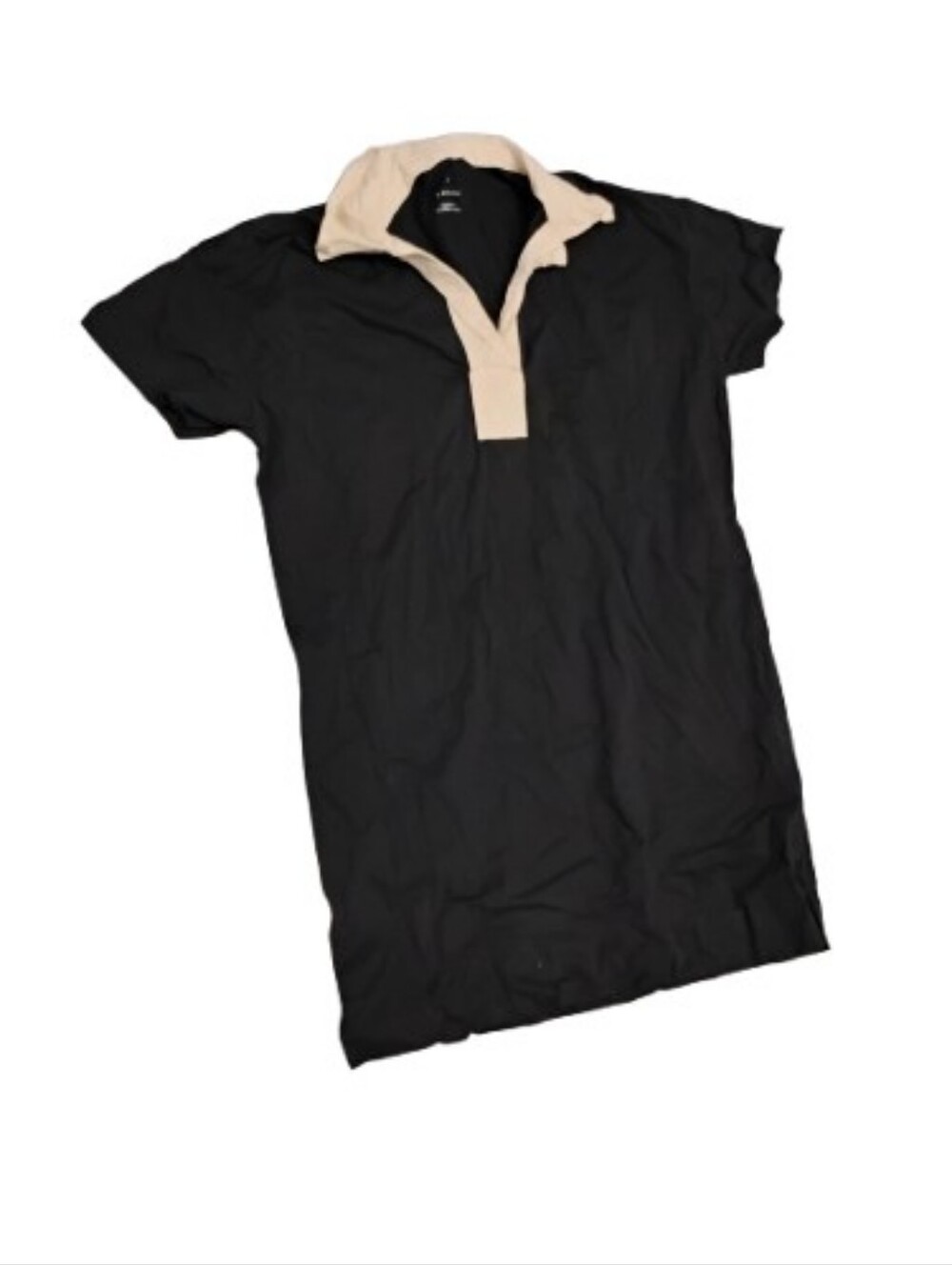 Everlane Womens Contrast Trim Short Sleeve Polo Mini Dress Sz M